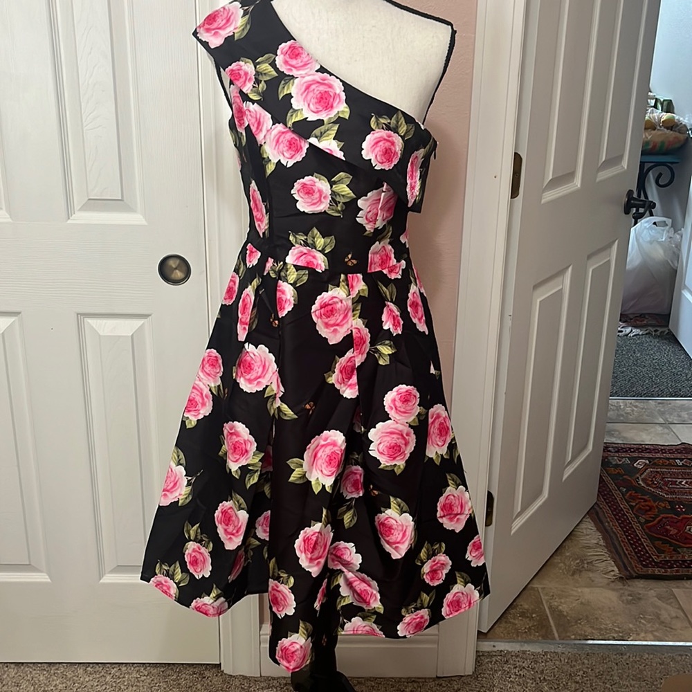 Microstar floral dress